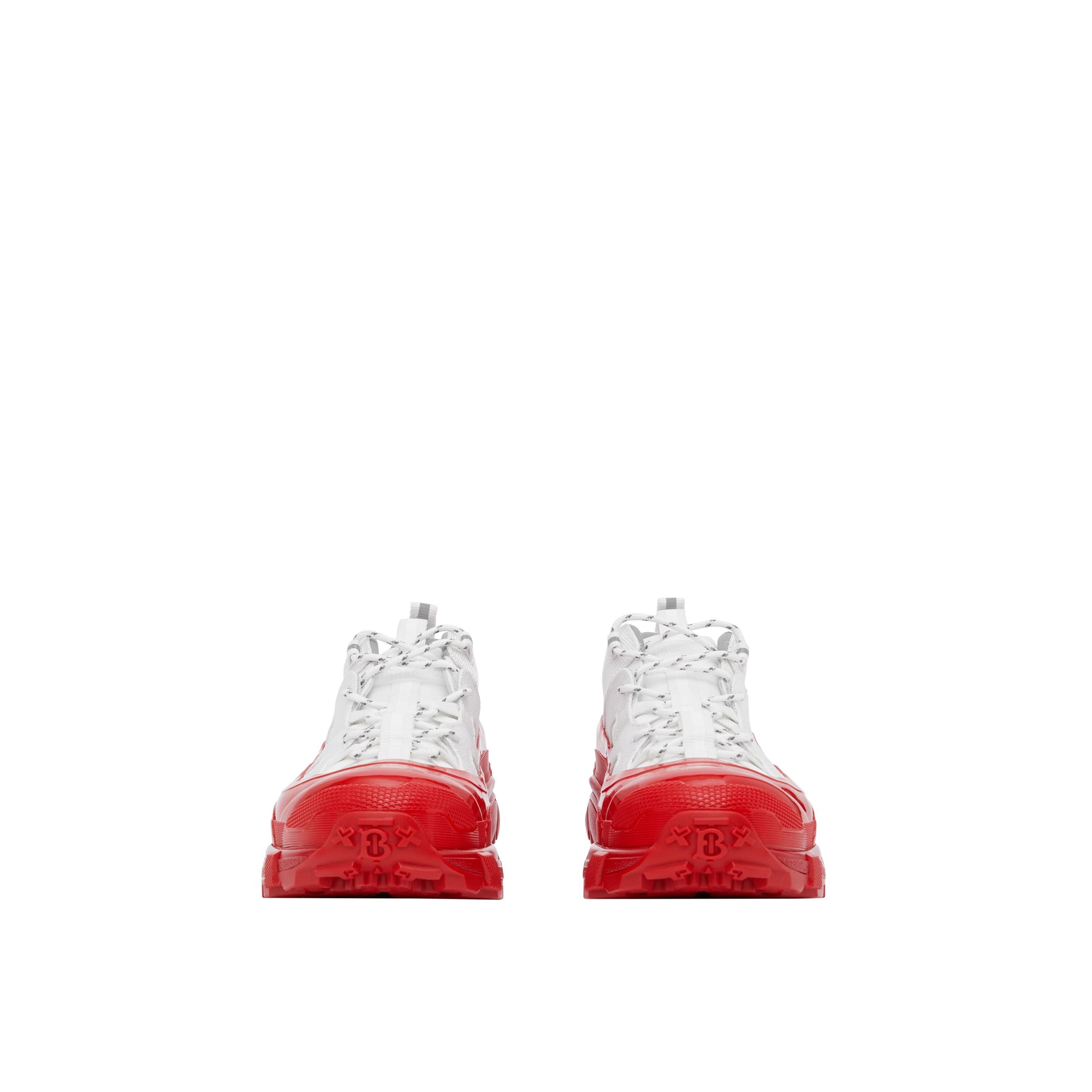 Sneakers arthur en nylon et cuir velours - Blanc