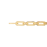 Collier à maillons en résine et plaqué or - Or Clair & Corne