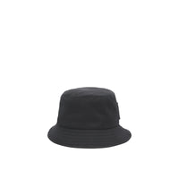Bob en sergé de coton avec logo - Noir