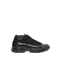 Sneakers arthur en nylon et cuir velours - Noir & orange vif