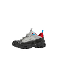 Sneakers arthur en nylon et cuir velours - Gris & rouge