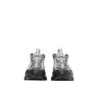GREY/RED Sneakers Arthur en nylon et cuir velours