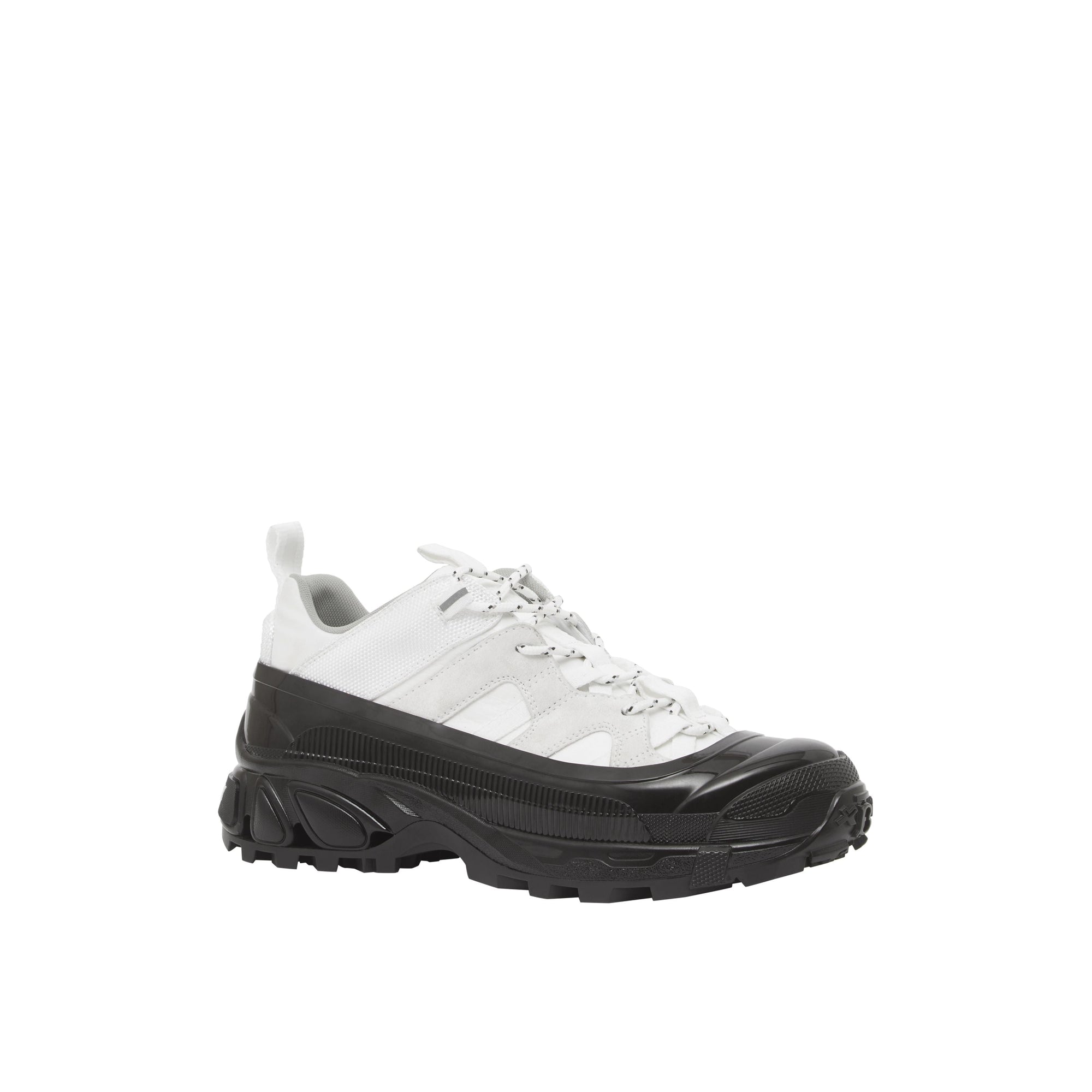 WHITE Sneakers Arthur en nylon et cuir velours