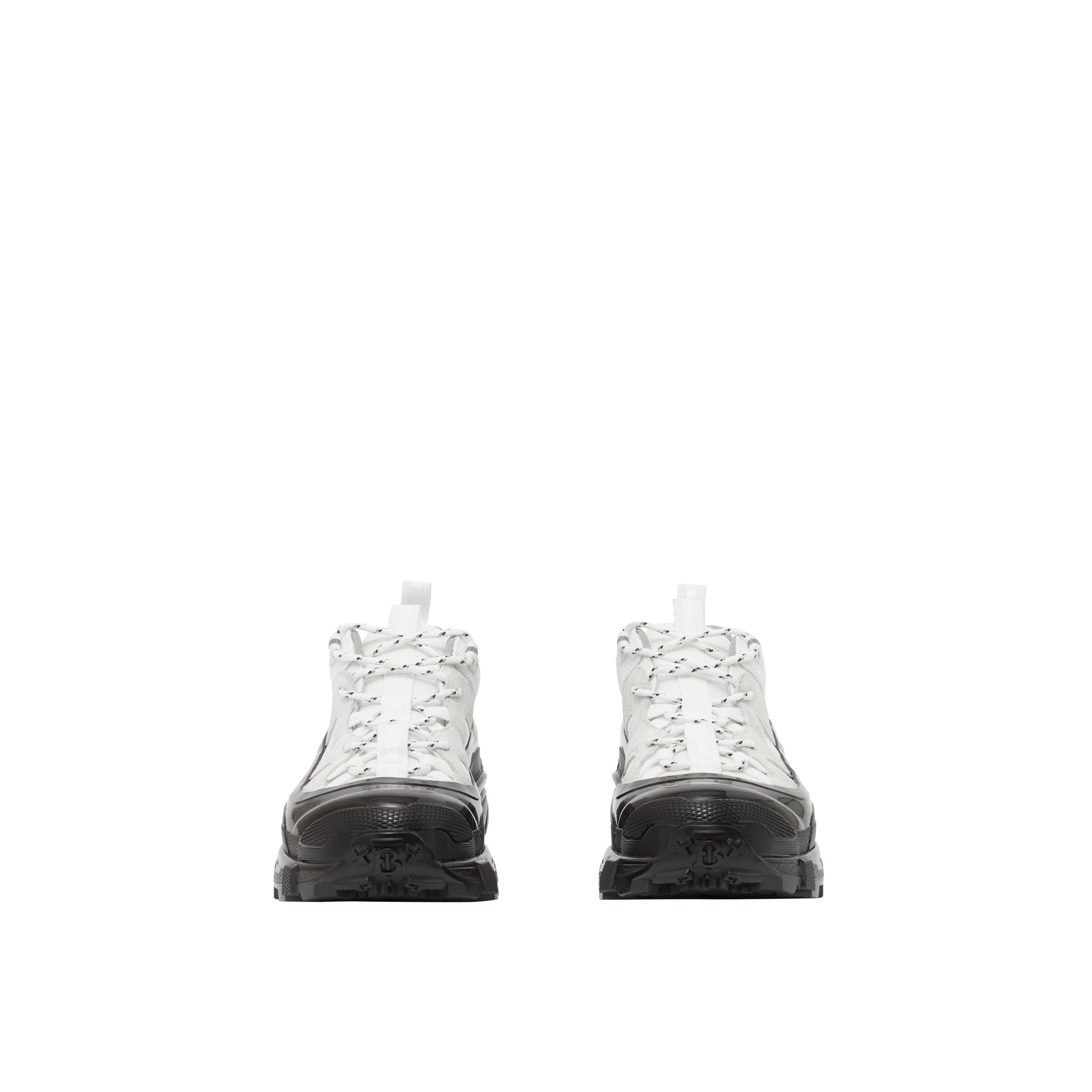 WHITE Sneakers Arthur en nylon et cuir velours