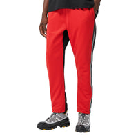 BRIGHT RED Pantalon de survêtement en jersey et néoprène à rayures