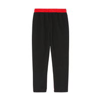 BRIGHT RED Pantalon de survêtement en jersey et néoprène à rayures