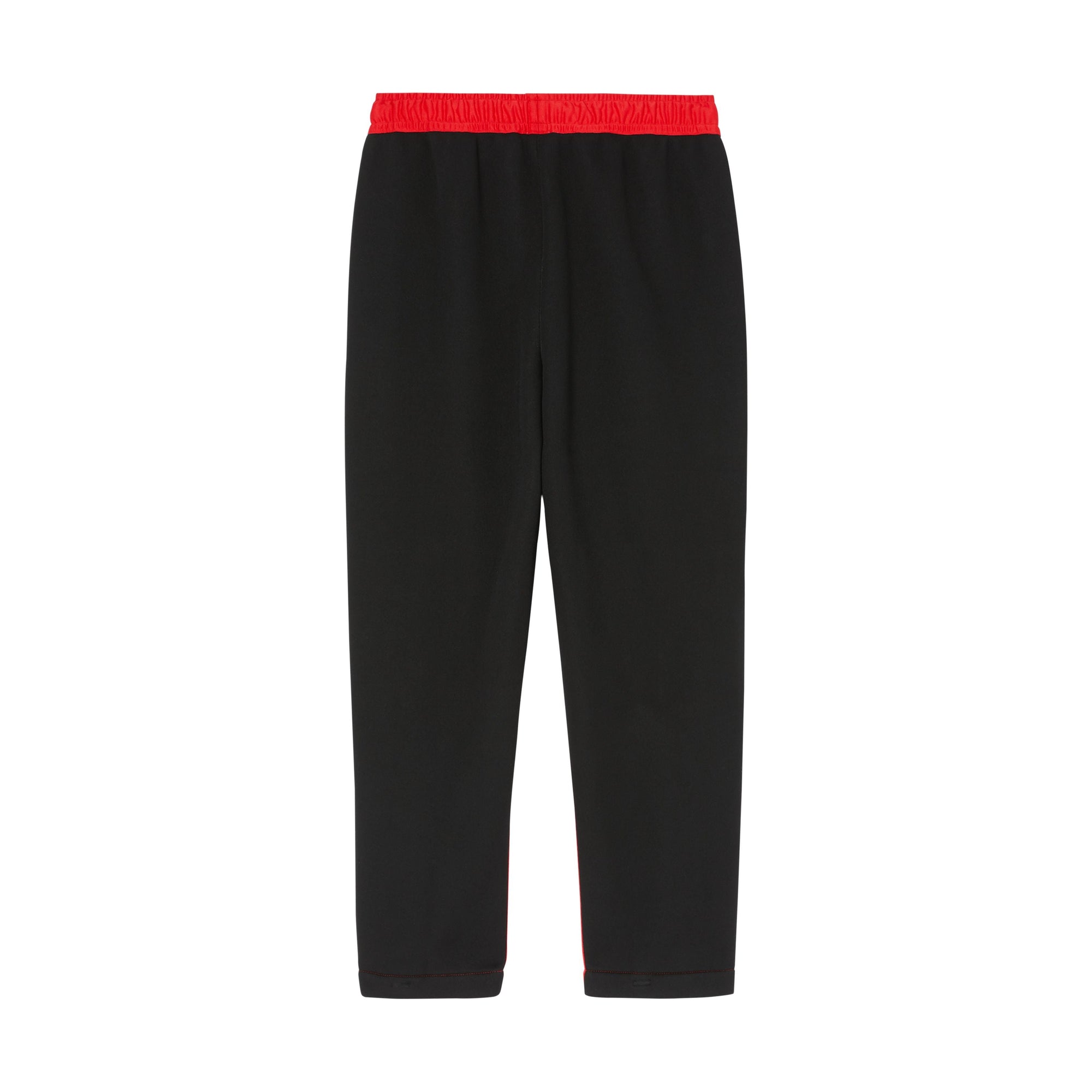 BRIGHT RED Pantalon de survêtement en jersey et néoprène à rayures