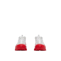 WHITE/RED Sneakers Arthur en nylon et cuir velours