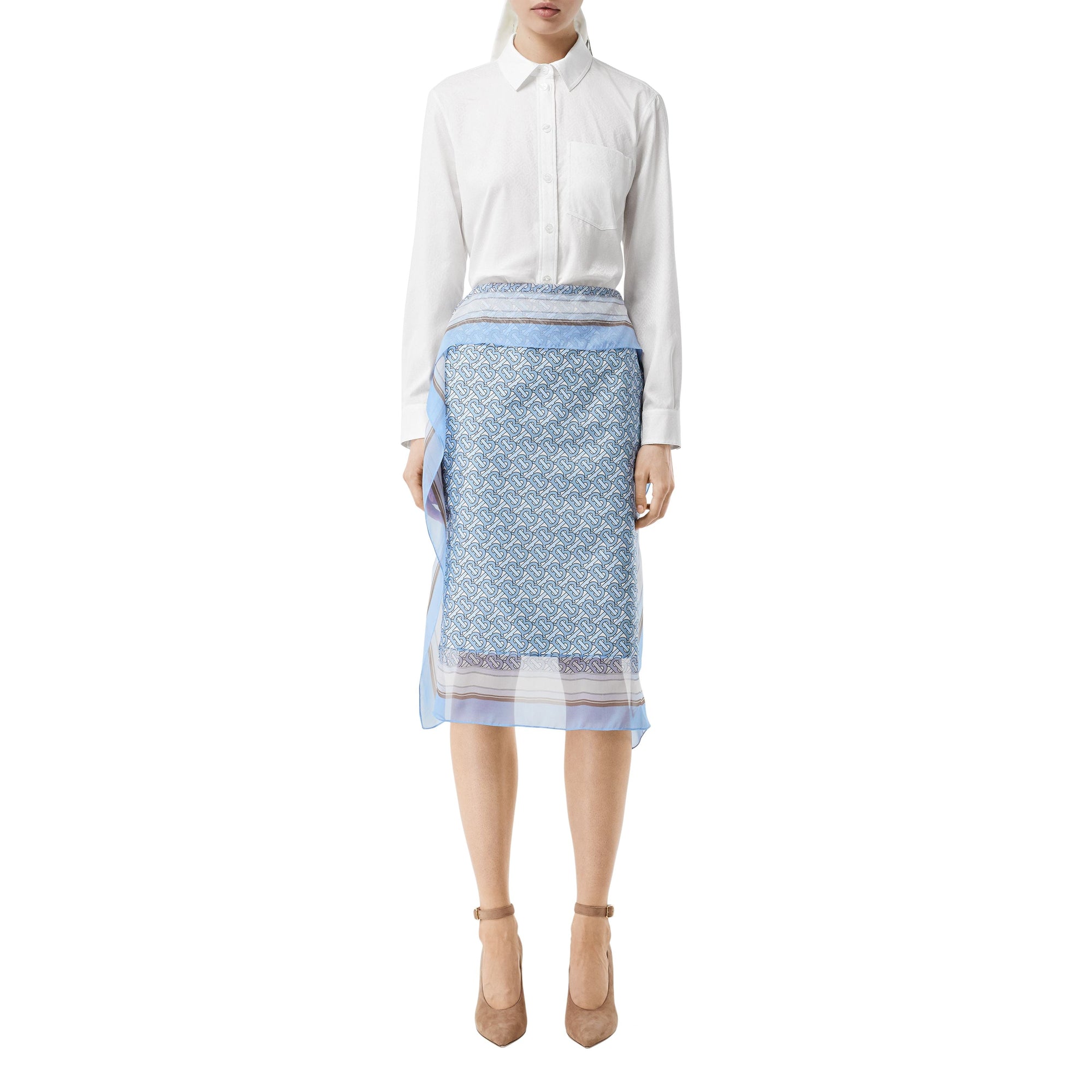 OPTIC WHITE IP PAT Chemise en jacquard de coton Monogram