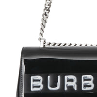 Petit sac lola effet vinyle avec imprimé ruban adhésif - Noir