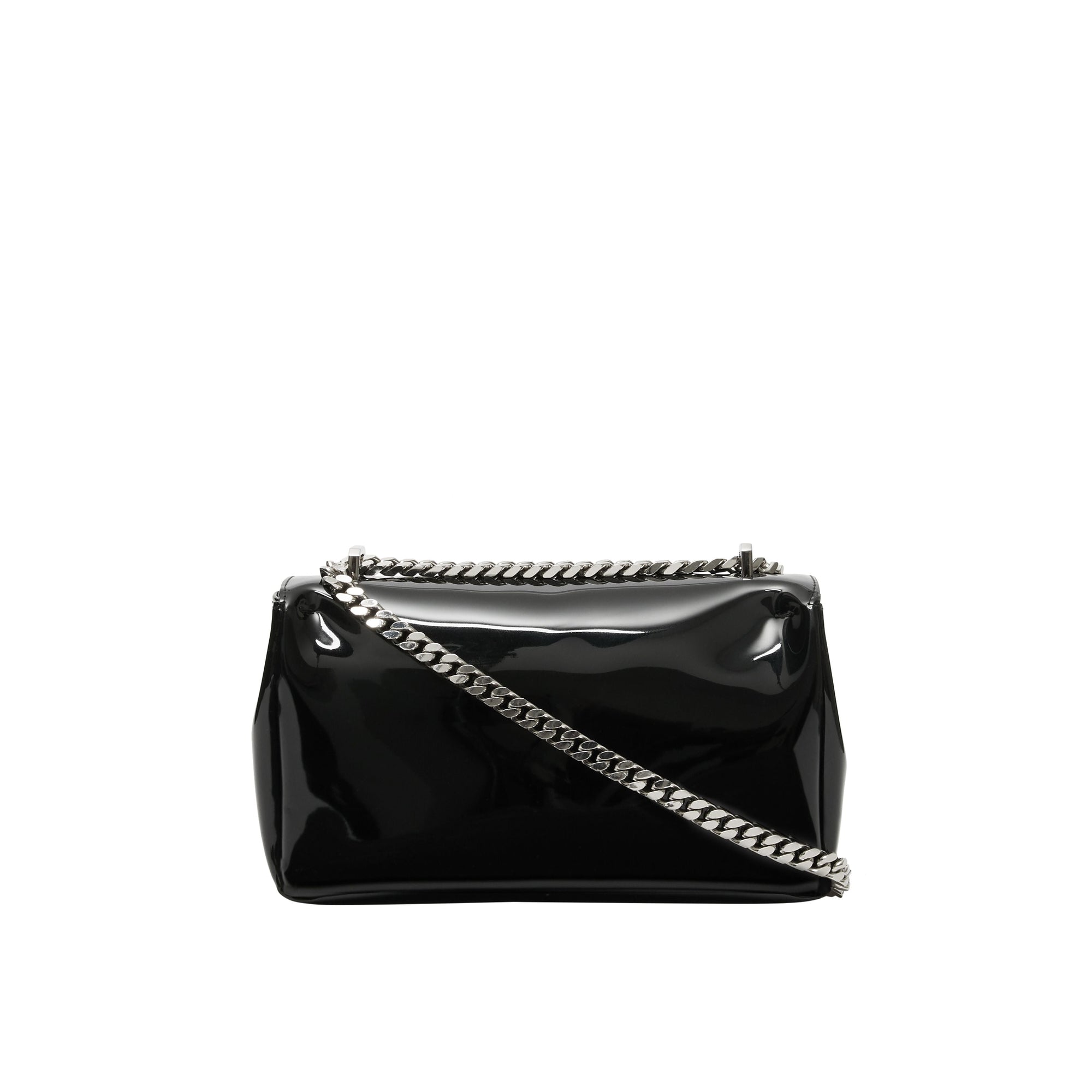 Petit sac lola effet vinyle avec imprimé ruban adhésif - Noir