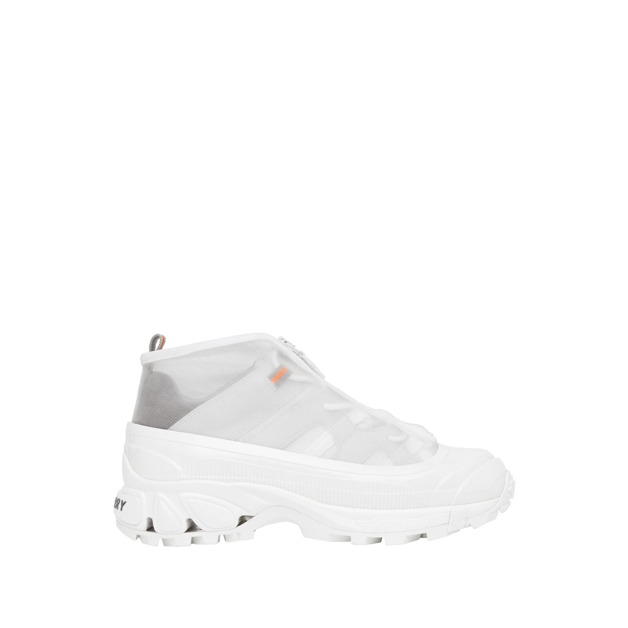 Sneakers arthur en nylon et cuir velours - Blanc