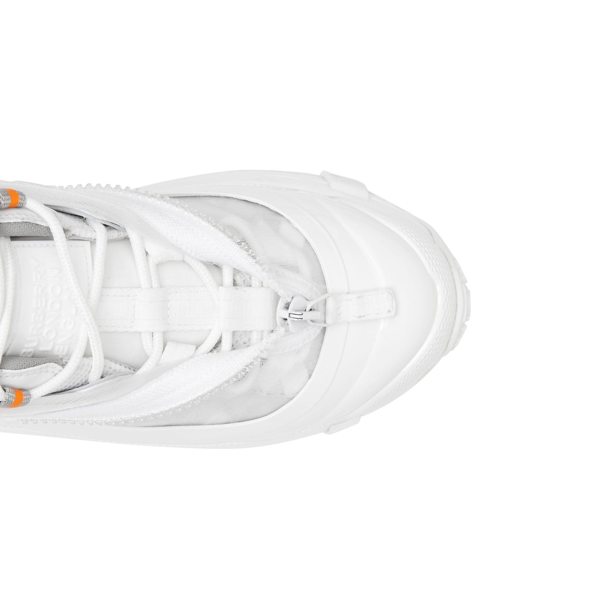 Sneakers arthur en nylon et cuir velours - Blanc