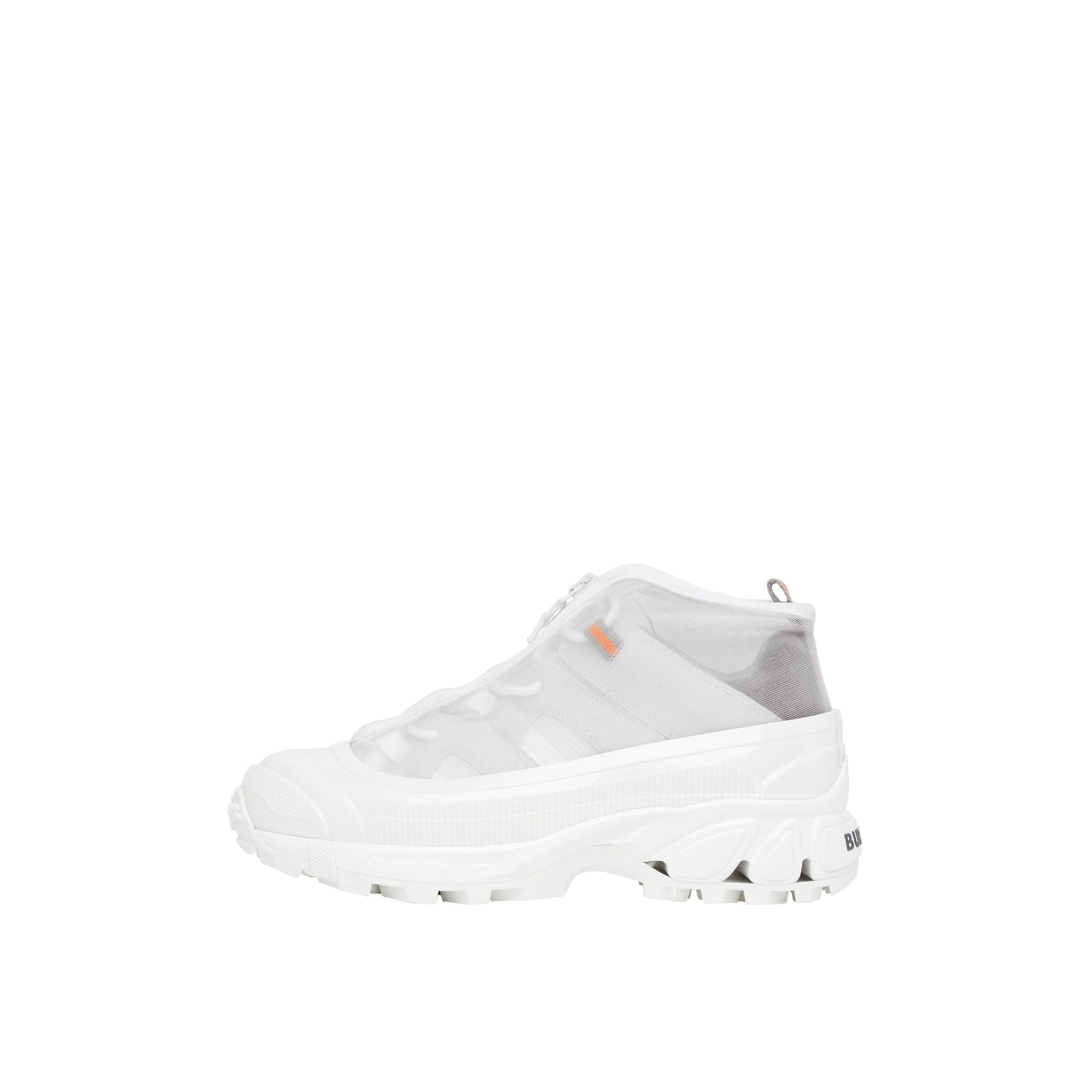 Sneakers arthur en nylon et cuir velours - Blanc