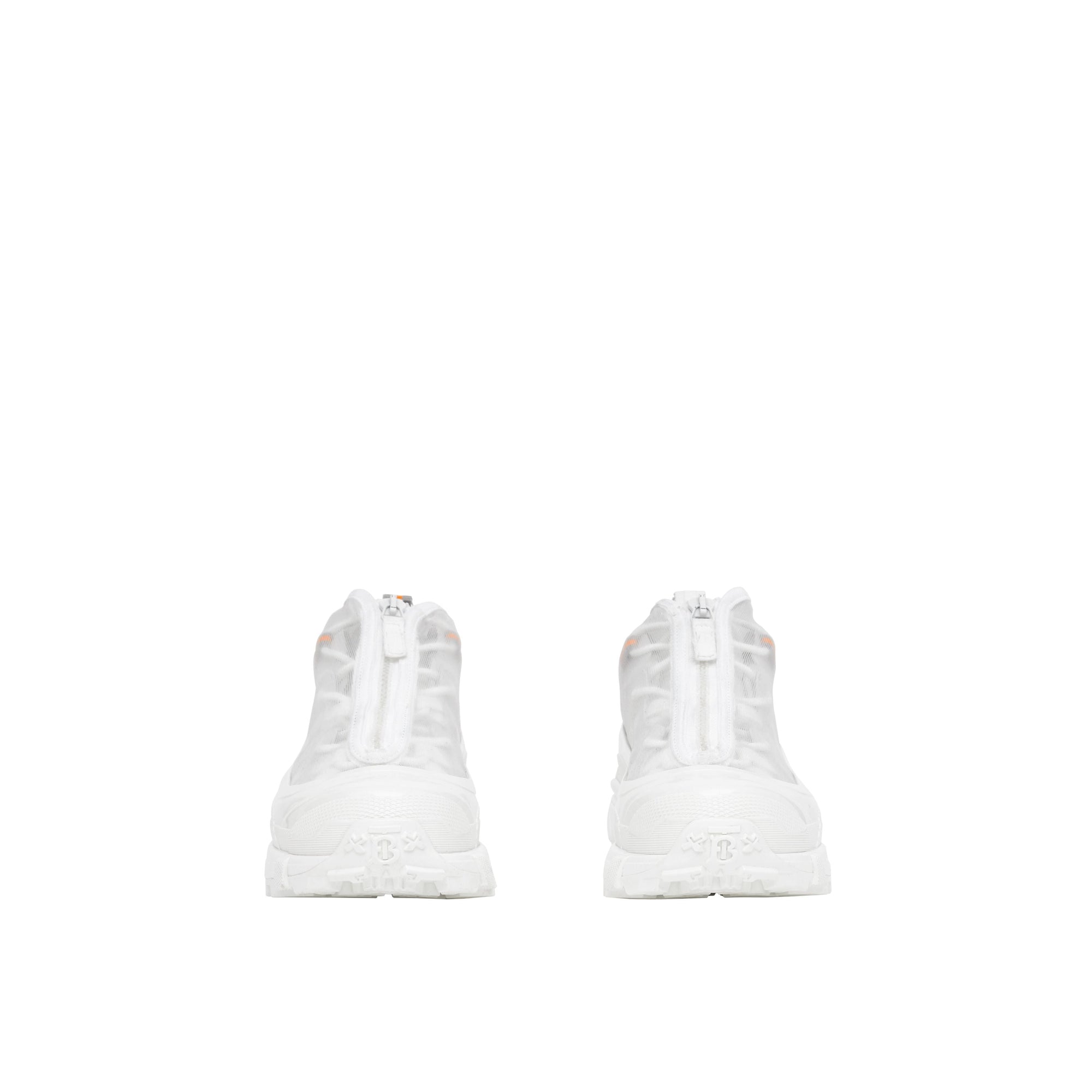 Sneakers arthur en nylon et cuir velours - Blanc
