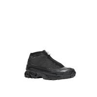 Sneakers arthur en nylon et cuir velours avec mesh - Noir & blanc