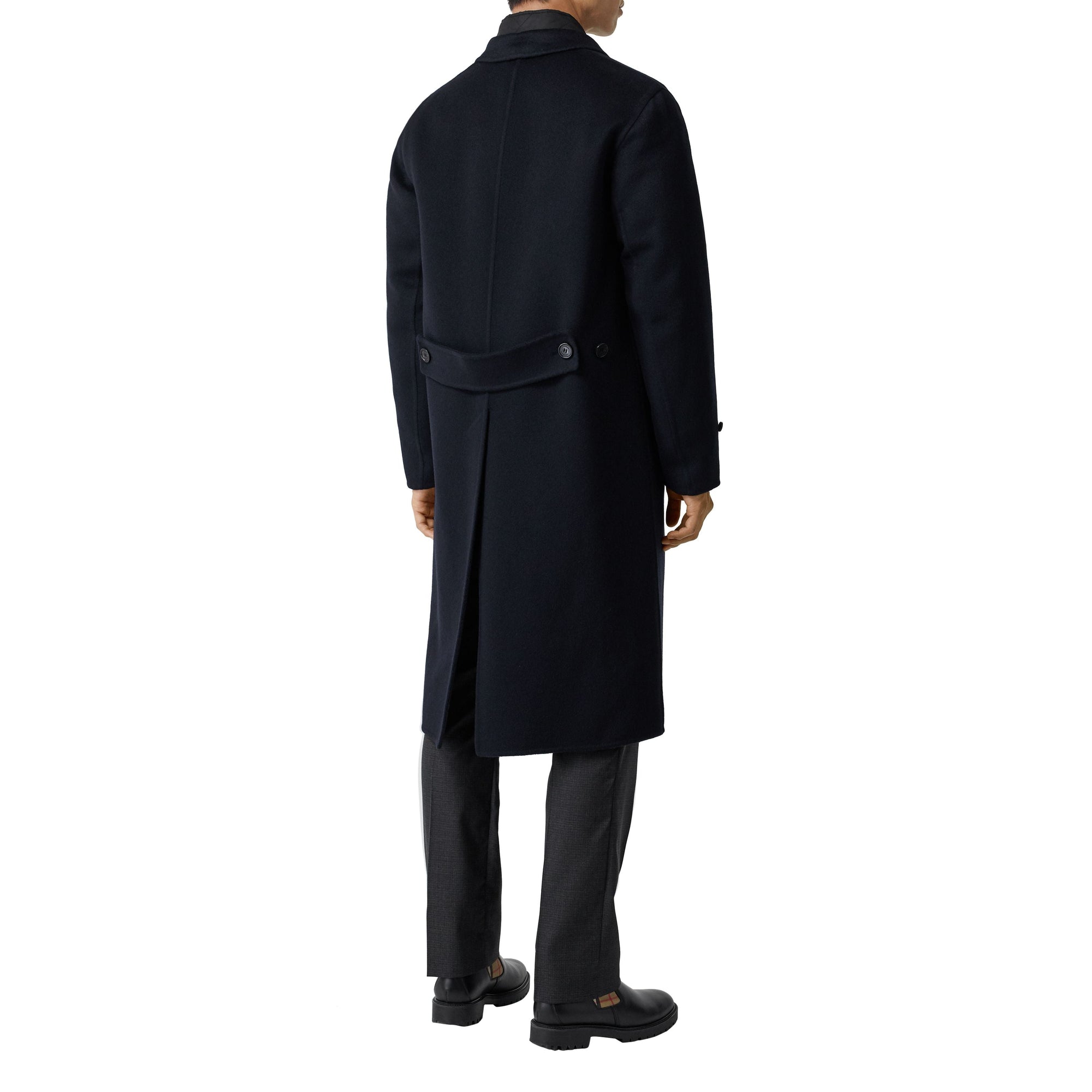 Manteau long en cachemire - Marine