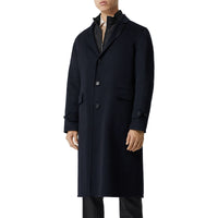 Manteau long en cachemire - Marine