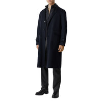 Manteau long en cachemire - Marine