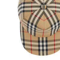 ARCHIVE BEIGE Casquette de baseball Vintage check à logo