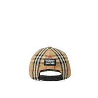 ARCHIVE BEIGE Casquette de baseball Vintage check à logo