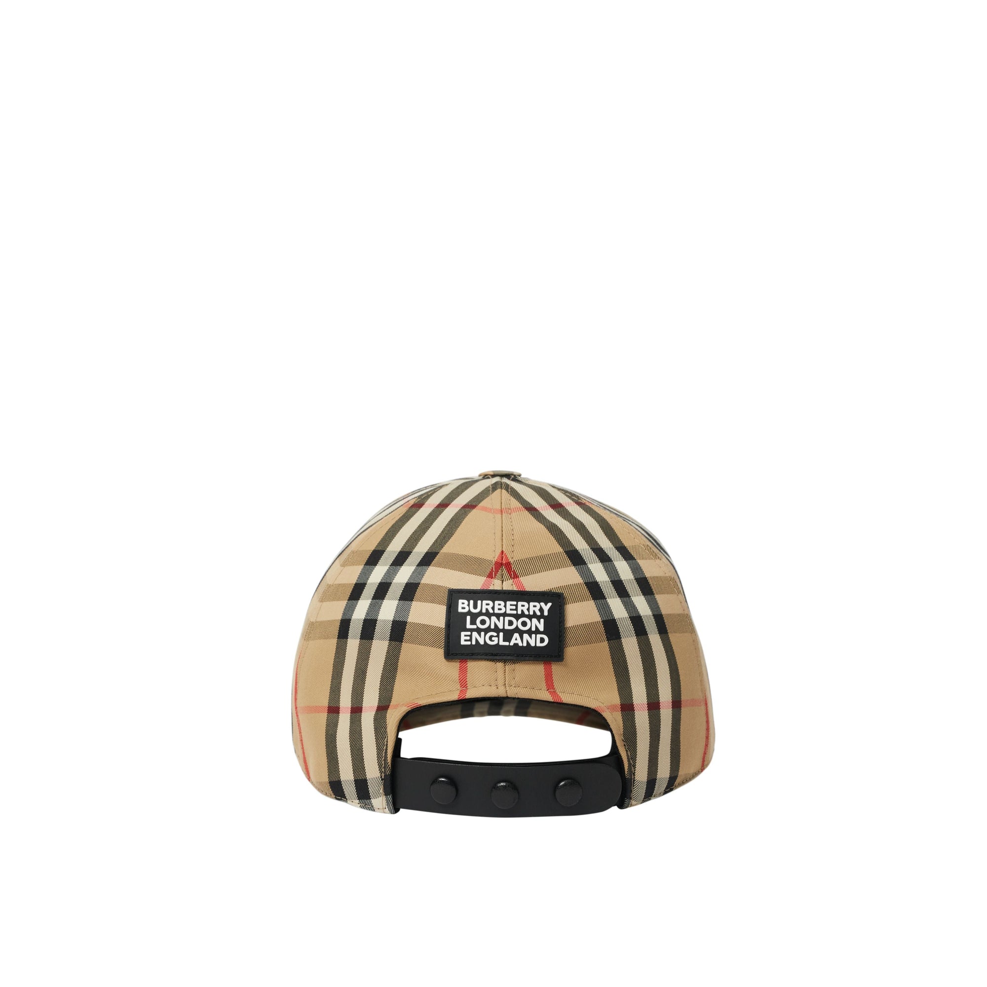 ARCHIVE BEIGE Casquette de baseball Vintage check à logo