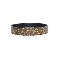 Ceinture en toile écologique monogram - Brun bride