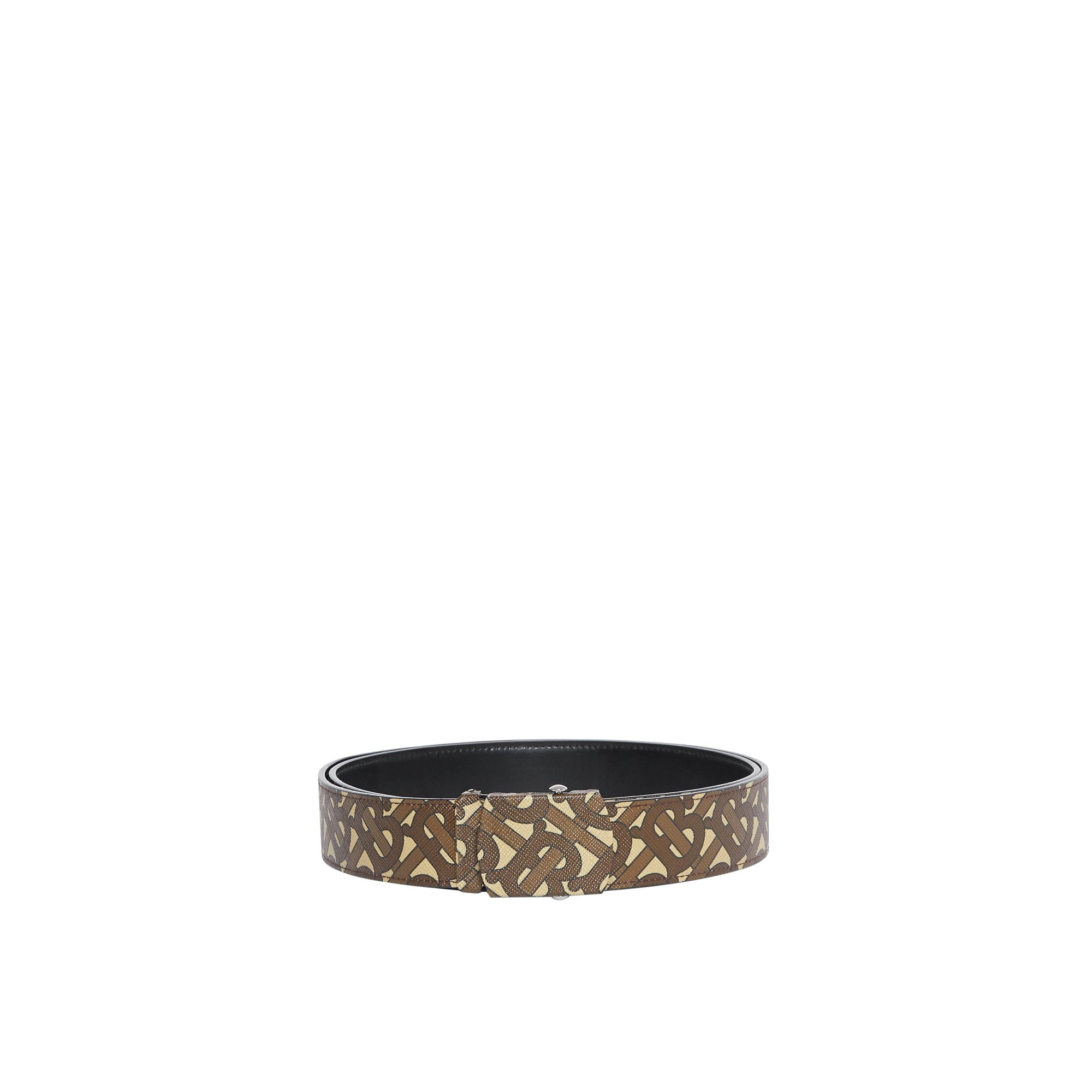 BRIDLE BROWN Ceinture en toile écologique Monogram