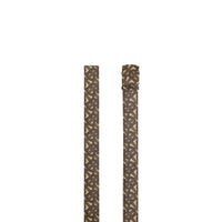 Ceinture en toile écologique monogram - Brun bride