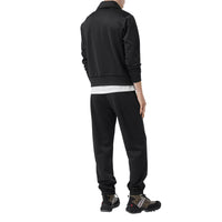 Veste de survêtement à col entonnoir en jersey avec logo - Noir