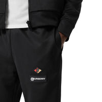 BLACK Pantalon de survêtement en jersey avec logos