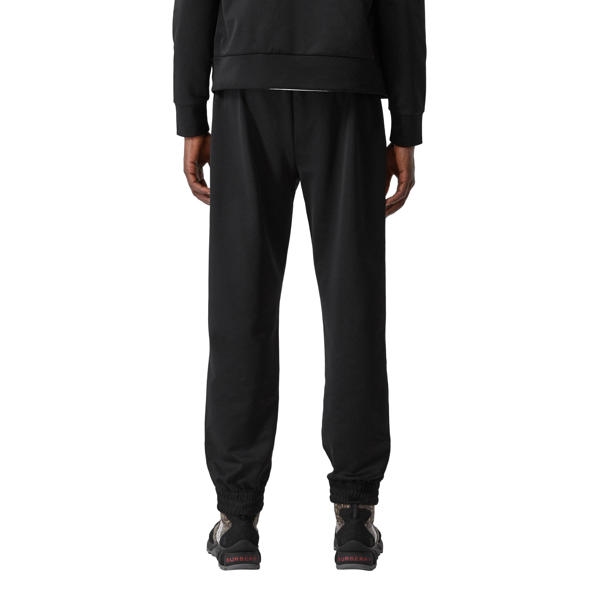 BLACK Pantalon de survêtement en jersey avec logos