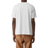 WHITE T-shirt en coton à imprimé ruban adhésif