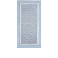 Écharpe légère en cachemire monogram - Bleu clair