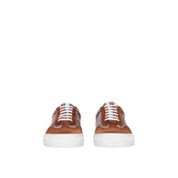 BRIDLE BROWN Sneakers à rayures Monogram avec cuir velours