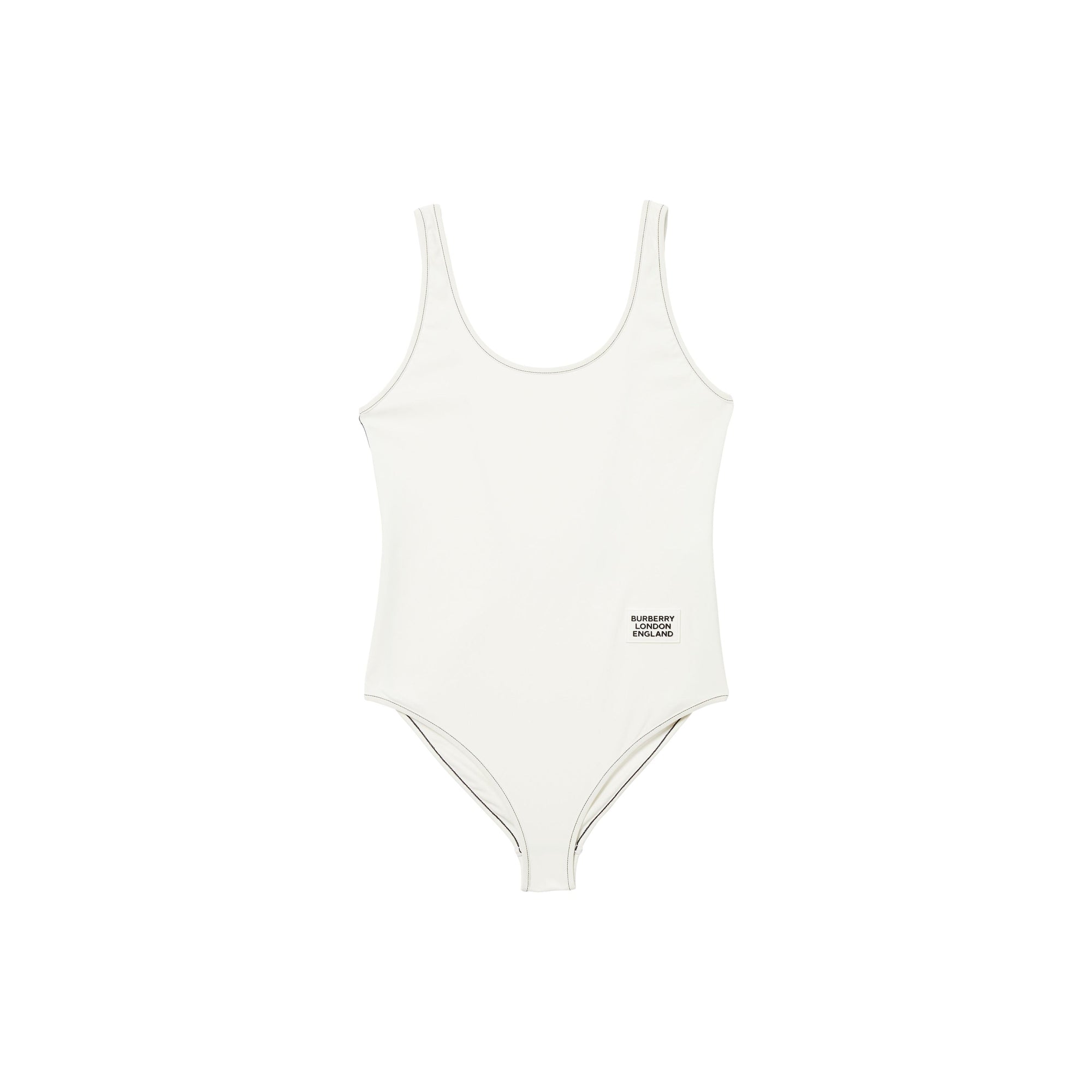 Maillot de bain à logo - Blanc