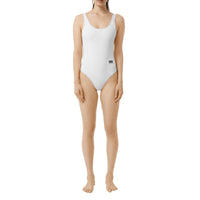 Maillot de bain à logo - Blanc