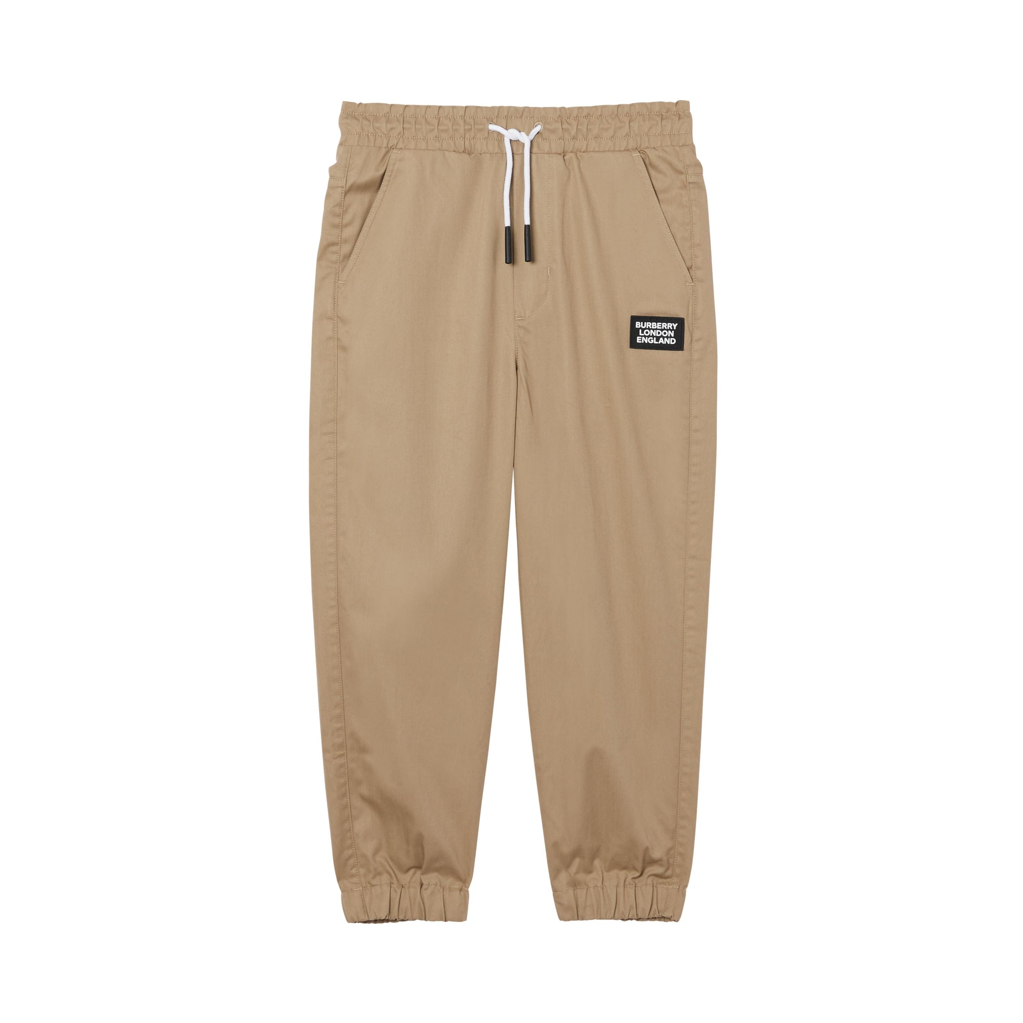 HONEY Pantalon de survêtement en sergé de coton avec logo appliqué