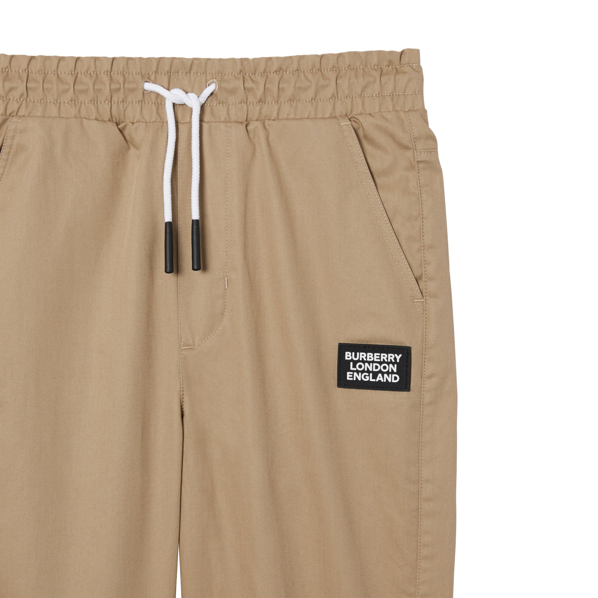 HONEY Pantalon de survêtement en sergé de coton avec logo appliqué