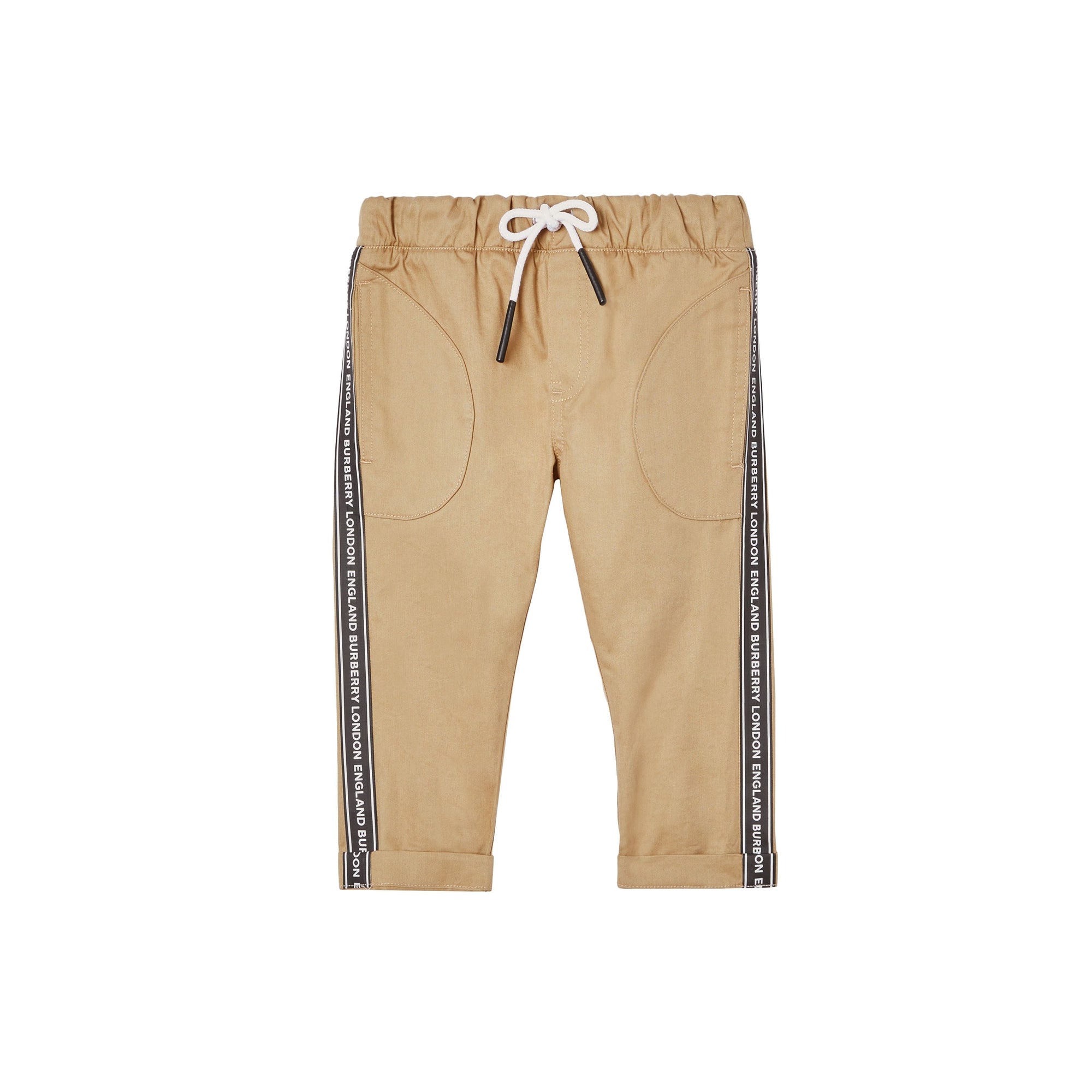 HONEY Pantalon chino en coton avec bande à logo