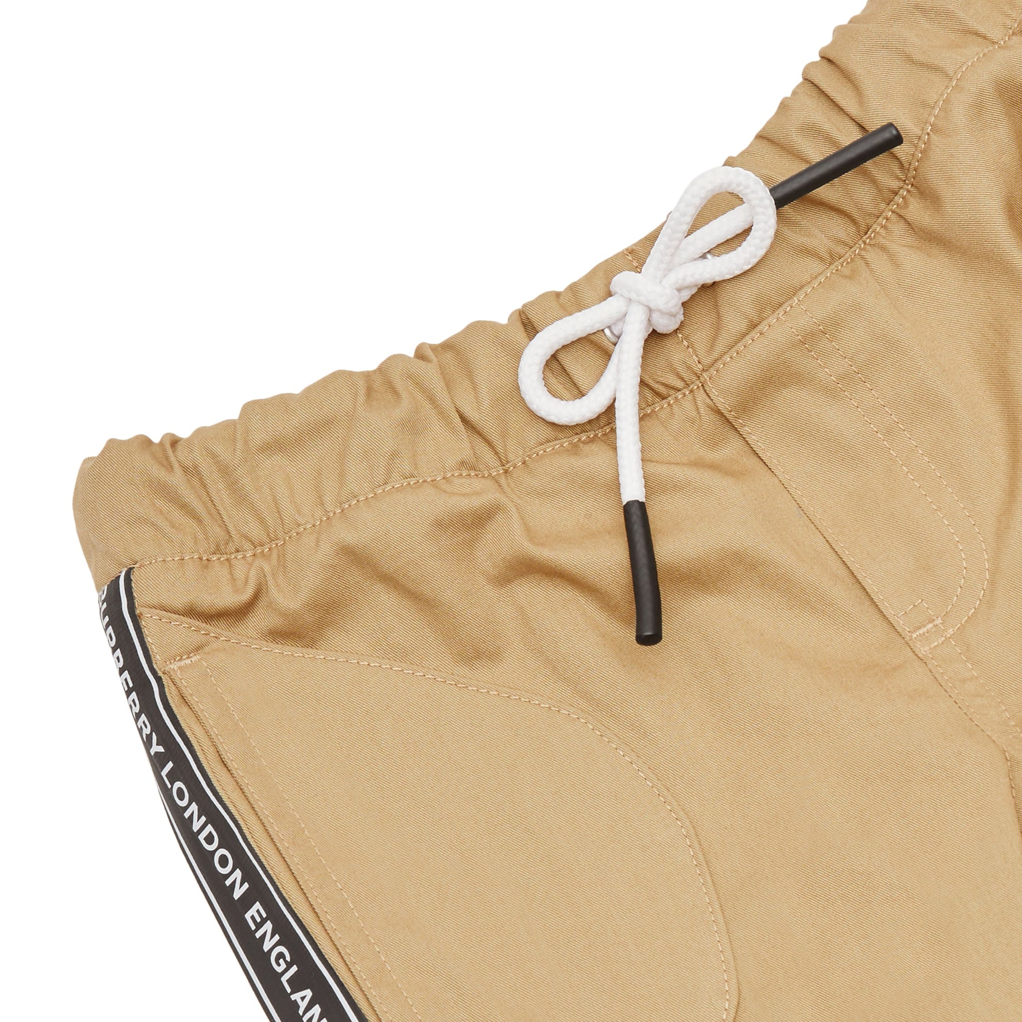 HONEY Pantalon chino en coton avec bande à logo
