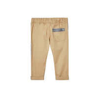 HONEY Pantalon chino en coton avec bande à logo