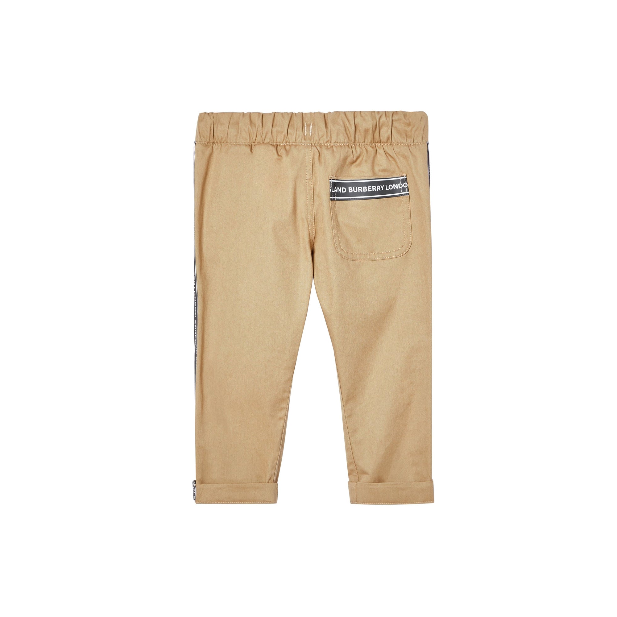 HONEY Pantalon chino en coton avec bande à logo