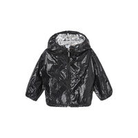 Veste légère à capuche avec logo - Noir