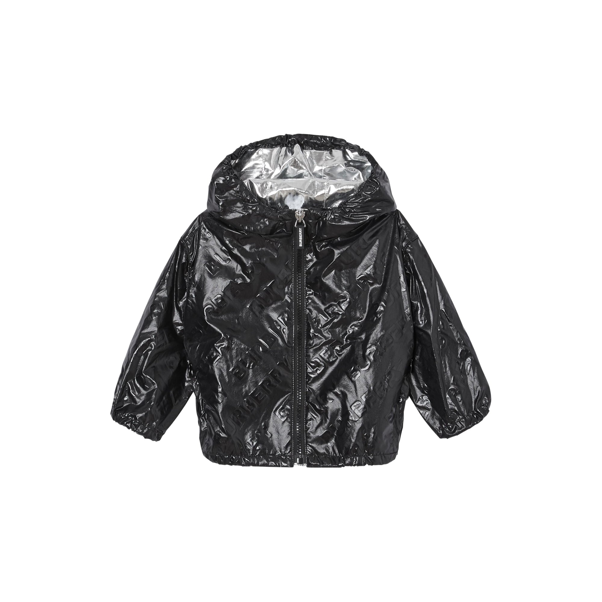 Veste légère à capuche avec logo - Noir