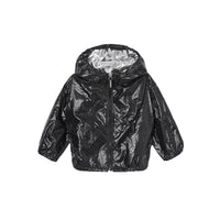 BLACK Veste légère à capuche avec logo