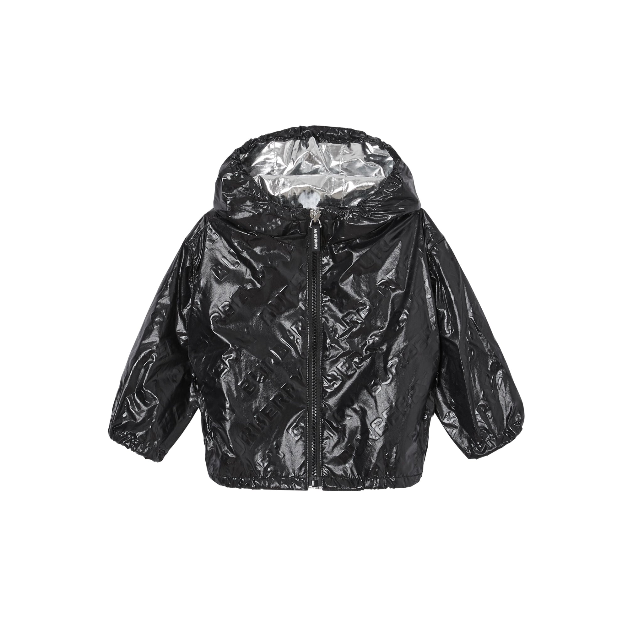 BLACK Veste légère à capuche avec logo