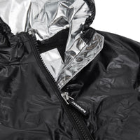 BLACK Veste légère à capuche avec logo