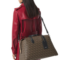BRIDLE BROWN NS Fourre-tout en toile écologique Monogram