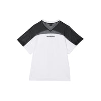 BLACK T-shirt en coton Kingdom avec panneau en mesh